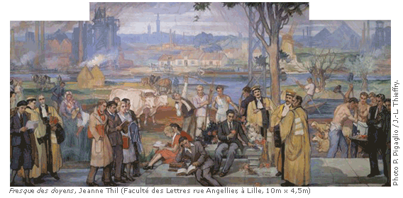 Fresque des doyens - Jeanne THIL